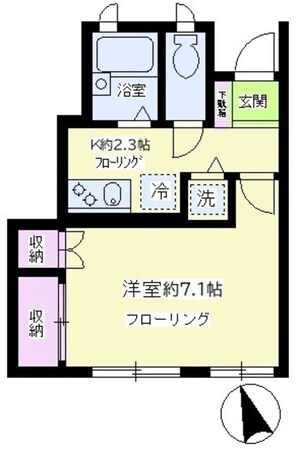 ディアコート碑文谷の物件間取画像